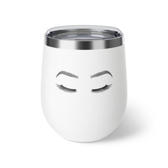 12oz Insulated Wine Tumbler — Lashes & Brows