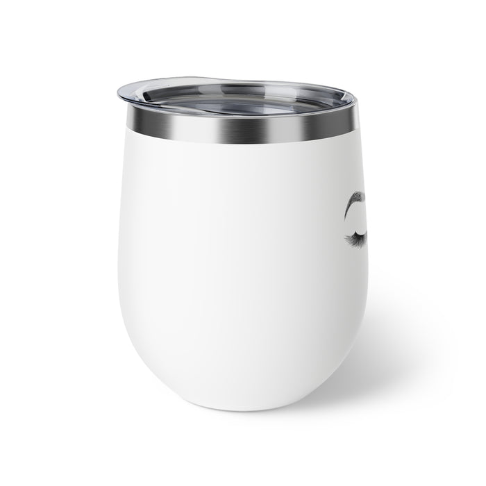 12oz Insulated Wine Tumbler — Lashes & Brows