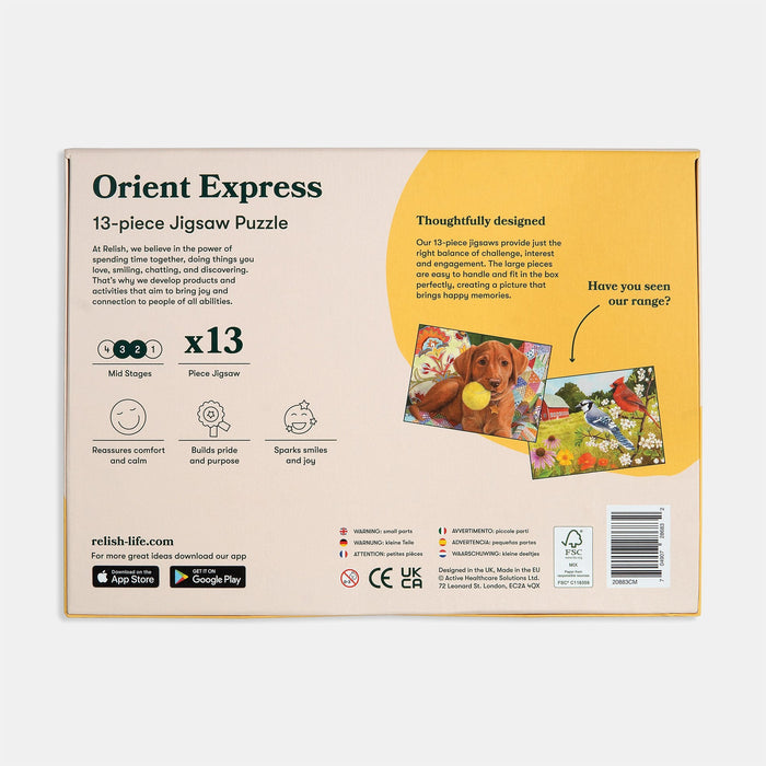 13-Piece Jigsaw Puzzle Orient Express