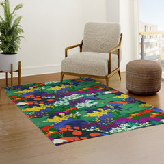83 Oranges A Beautifully Dark Mind Area Rug