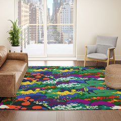 83 Oranges A Beautifully Dark Mind Area Rug