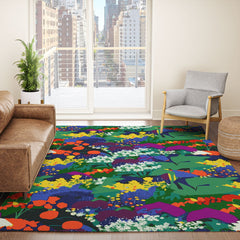 83 Oranges A Beautifully Dark Mind Area Rug