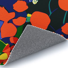83 Oranges A Beautifully Dark Mind Area Rug