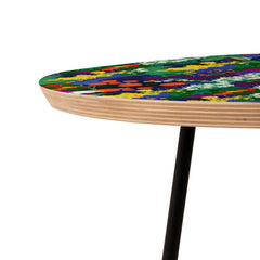 83 Oranges A Beautifully Dark Mind Round Side Table
