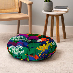 83 Oranges A Beautifully Dark Mind Floor Pillow Round