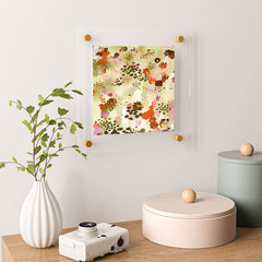 83 Oranges A Sunlit Meadow Floating Acrylic Print