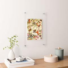 83 Oranges A Sunlit Meadow Floating Acrylic Print