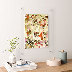 83 Oranges A Sunlit Meadow Floating Acrylic Print