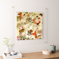 83 Oranges A Sunlit Meadow Floating Acrylic Print