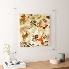 83 Oranges A Sunlit Meadow Floating Acrylic Print