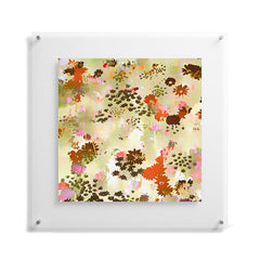 83 Oranges A Sunlit Meadow Floating Acrylic Print