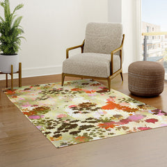 83 Oranges A Sunlit Meadow Area Rug