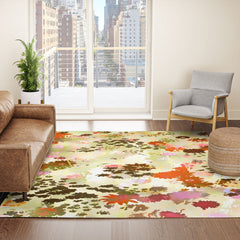 83 Oranges A Sunlit Meadow Area Rug