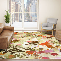 83 Oranges A Sunlit Meadow Area Rug