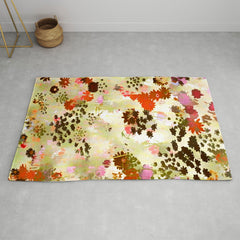 83 Oranges A Sunlit Meadow Area Rug