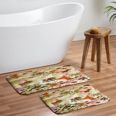 83 Oranges A Sunlit Meadow Memory Foam Bath Mat