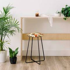 83 Oranges A Sunlit Meadow Counter Stool