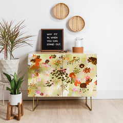 83 Oranges A Sunlit Meadow Credenza