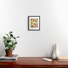83 Oranges A Sunlit Meadow Framed Art Print