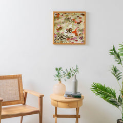83 Oranges A Sunlit Meadow Framed Wall Art