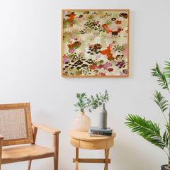 83 Oranges A Sunlit Meadow Framed Wall Art