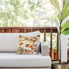 83 Oranges A Sunlit Meadow Outdoor Throw Pillow