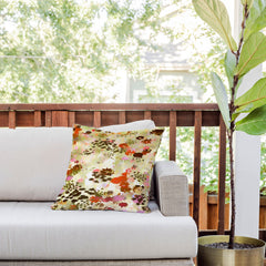 83 Oranges A Sunlit Meadow Outdoor Throw Pillow