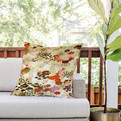 83 Oranges A Sunlit Meadow Outdoor Throw Pillow