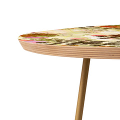 83 Oranges A Sunlit Meadow Round Side Table