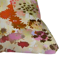 83 Oranges A Sunlit Meadow Outdoor Throw Pillow