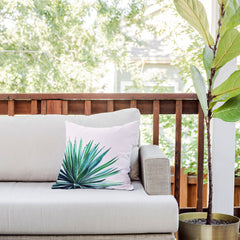 83 Oranges Agave Love Outdoor Throw Pillow