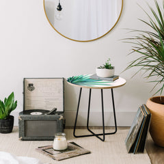 83 Oranges Agave Love Round Side Table