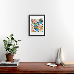 83 Oranges Aksa Framed Art Print