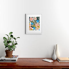 83 Oranges Aksa Framed Art Print