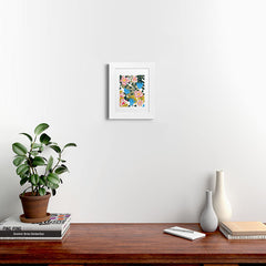 83 Oranges Aksa Framed Art Print