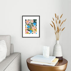 83 Oranges Aksa Metal Framed Art Print