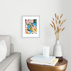 83 Oranges Aksa Metal Framed Art Print