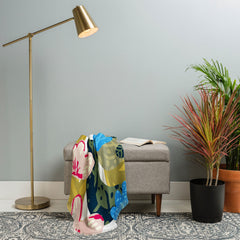 83 Oranges Aksa Throw Blanket