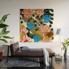 83 Oranges Aksa Wood Wall Mural