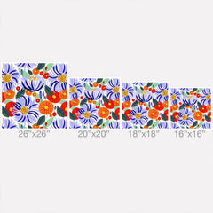 83 Oranges Alia Throw Pillow