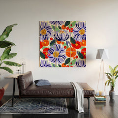 83 Oranges Alia Wood Wall Mural