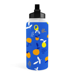 83 Oranges Always Summer In Good Company Water Bottle