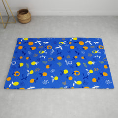 83 Oranges Always Summer In Good Company Area Rug