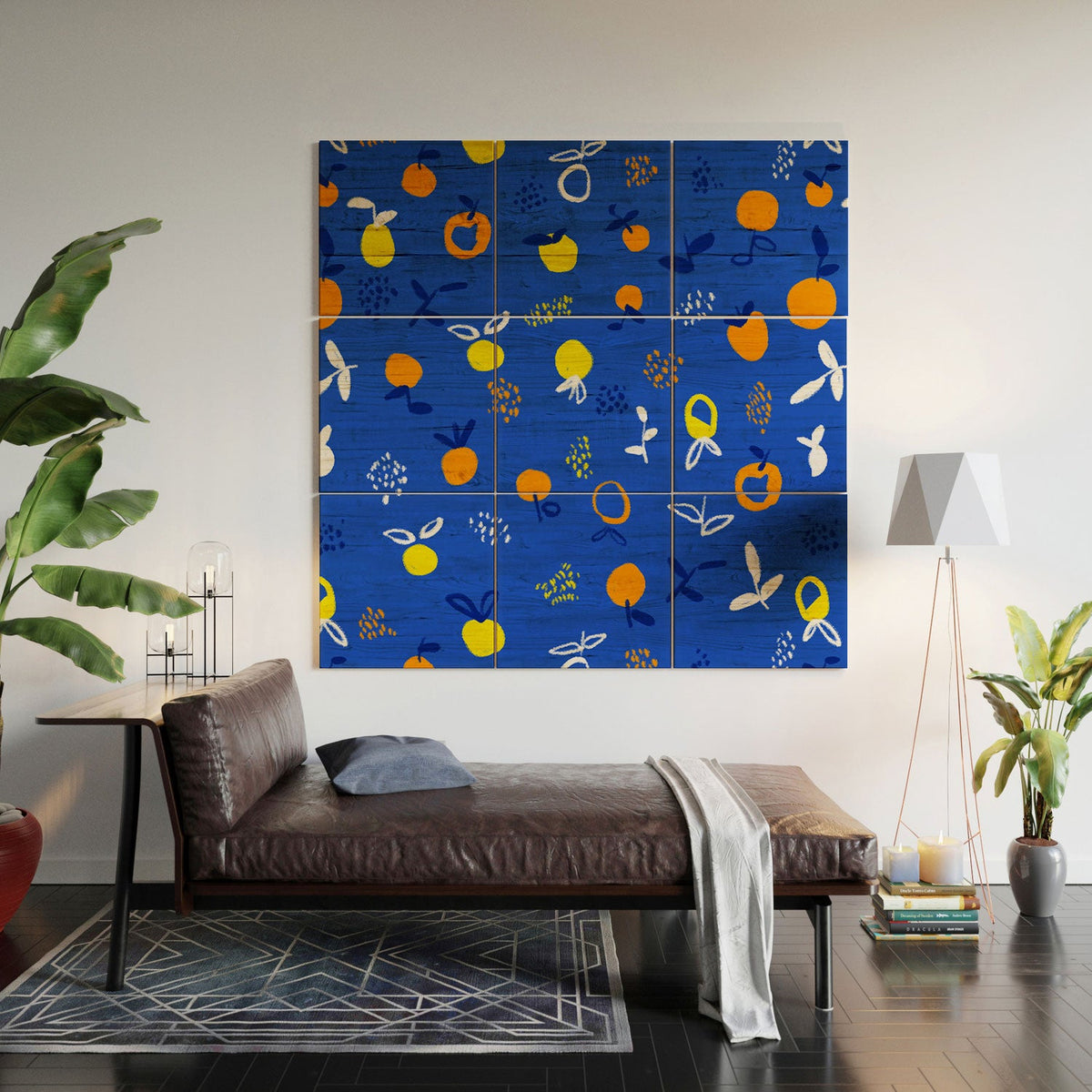 83 Oranges Always Summer In Good Company Wood Wall Mural