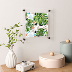 83 Oranges And I Find Missing Pieces Floating Acrylic Print