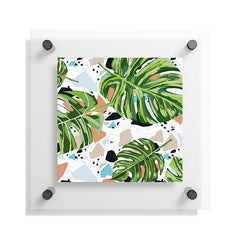 83 Oranges And I Find Missing Pieces Floating Acrylic Print