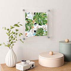 83 Oranges And I Find Missing Pieces Floating Acrylic Print