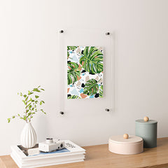 83 Oranges And I Find Missing Pieces Floating Acrylic Print