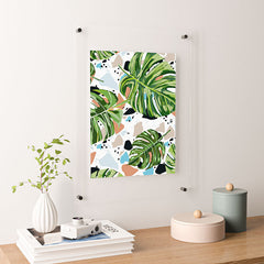83 Oranges And I Find Missing Pieces Floating Acrylic Print