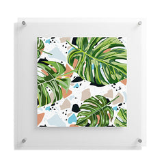 83 Oranges And I Find Missing Pieces Floating Acrylic Print